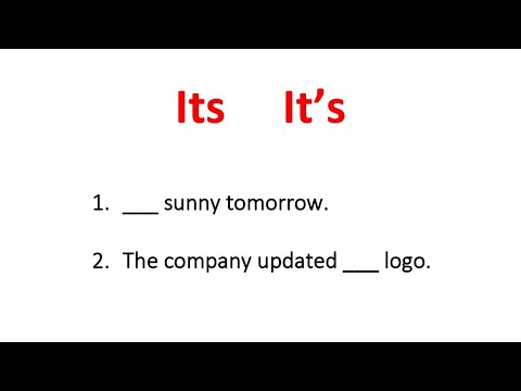 Its vs It's - Difference between Its and It's + PDF