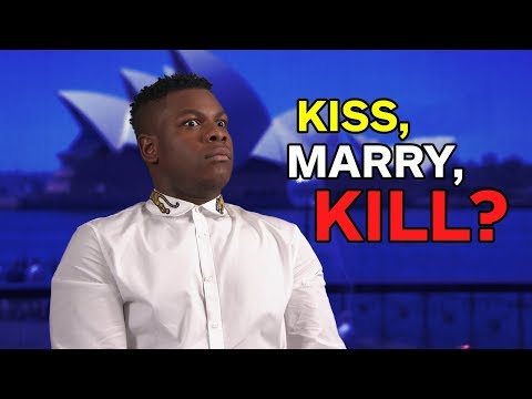 John Boyega Plays Kiss, Marry, Kill