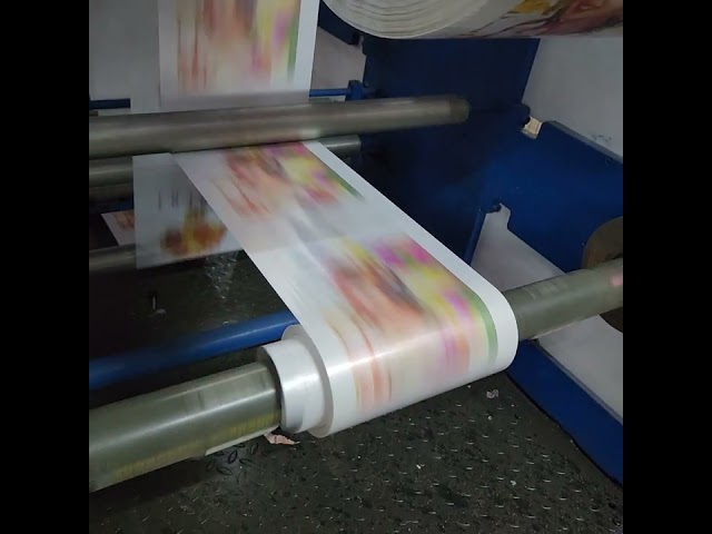 Roll To Roll Flexographic Printing Machine - Multi Color Flexo Printing ...