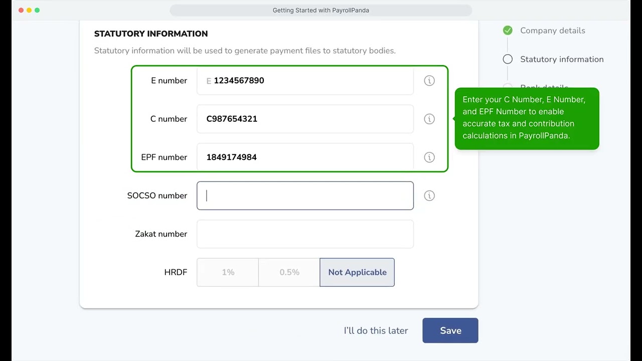 Getting Started with PayrollPanda | Tutorial