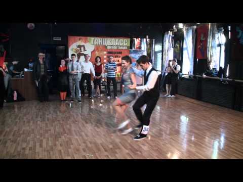 Lindy Hop B Class Finals - Fast Jam Song #1 - Russian Open Swing Dance Championship 2011