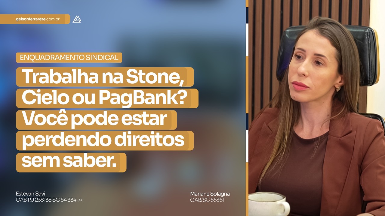 Vídeo sobre o Tema 177 do TST e direitos dos financiários