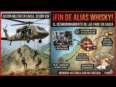 Muerte en combate de narcoterrorista alias Whisky de las Farc en Corinto Cauca en 2026