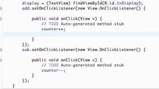 Android Application Development Tutorial - 10 - Using setText method for our button