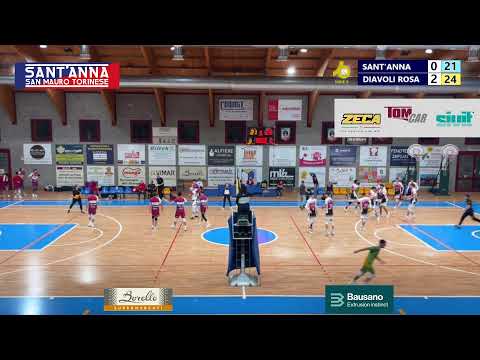 Serie B: Giornata 9: SANT'ANNA PALLAVOLO - ALLIANZ DIAVOLI ROSA