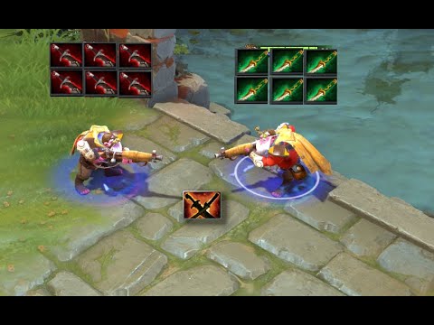 Sange vs Yasha Sniper test it/ Dota 2 test  who will win ? Sniper vs Sniper Sange vs Yasha