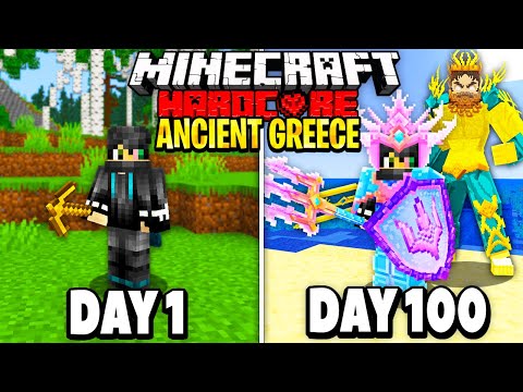 Forrestbono - I Survived 100 Days in Ancient Greece on Minecraft.. Here's What Happened..