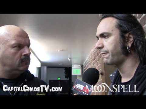 Fernando Ribeiro of Moonspell Interviewed in Oakland, California on Capital Chaos TV