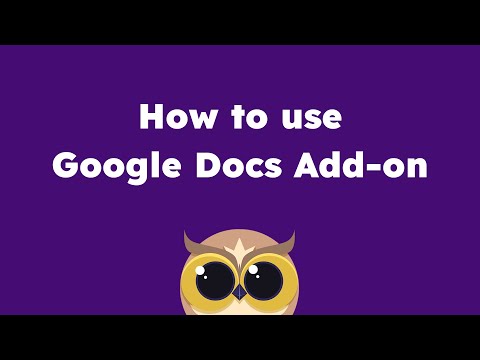 How to Use the Google Docs Add-on
