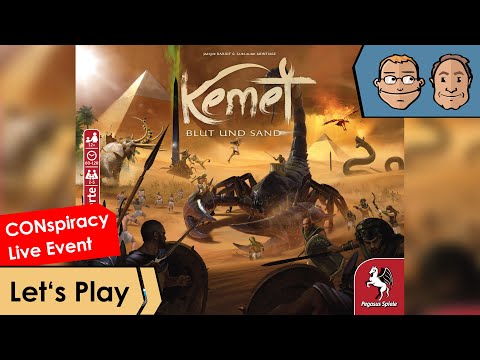 Kemet - Blut und Sand – Brettspiel – Let's Play