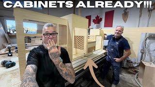 NO WAY!!! Kitchen Cabinets And Dog Stairs. ASSEMBLY HAS STARTED