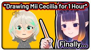 Ina Put Way More Effort Into Mii CC Than Her Own Mii... Because That’s What Rivals Do!【Hololive EN】