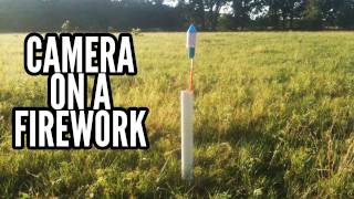 Wide Angle Camera Mounted on Firework POV
