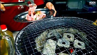 Pork Uterus BBQ - Yakiniku in Japan