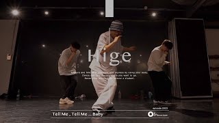 Hige &quot; Tell Me , Tell Me ... Baby / *NSYNC &quot; @En Dance Studio SHIBUYA