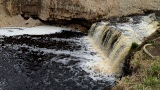 preview picture of video 'Саблинский водопад (waterfall/Russia nature)'