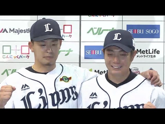 ライオンズ・高木勇投手・浅村選手 ヒーローインタビュー 2018/4/22 L-M