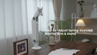 Easy-to-Adjust Spring - Assisted Monitor Stands & Arms - LDT78 Series - LUMI