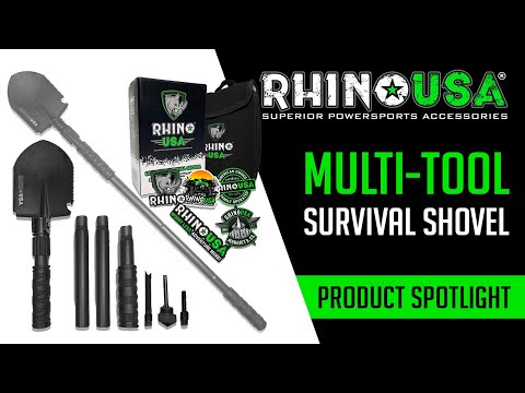 Rhino USA Ultimate Multi-Tool Survival Shovel | Product Spotlight
