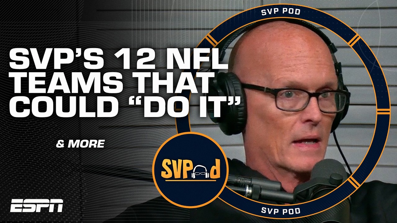 SVP names his 12 teams that could potentially win the Super Bowl this season 🏆 | SVPod