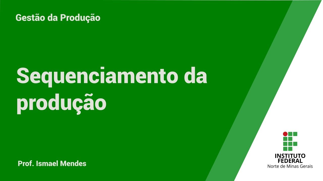 Sequenciamento da produção