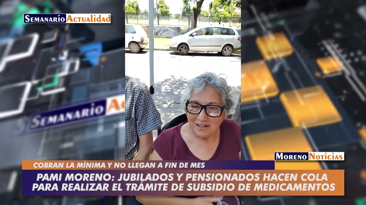 PAMI Moreno: Jubilados y pensionados hacen cola para realizar el ...