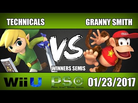 Technicals (Toon Link) vs Granny Smith (Diddy Kong) - Wii U Winners Semis - S4M