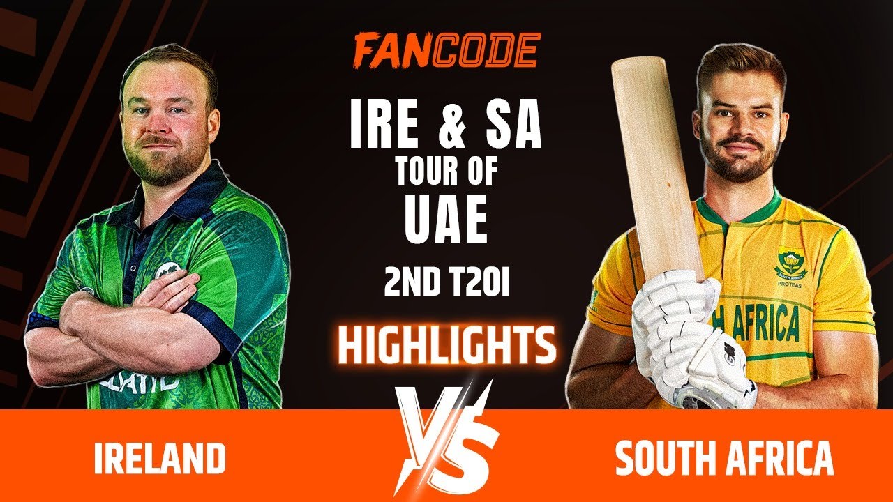 Ireland vs South Africa | Ireland vs South Africa in UAE | 2nd T20I | 2024 | Highlights