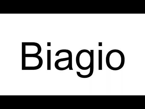 How to Pronounce Biagio (Italian)