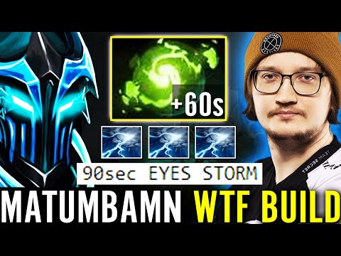 WTF 90sec ENDLESS EYES STORM! Matumbaman Razor Early Refresher Orb Crazy NEW STYLE Dota 2 Pro Carry