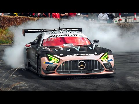 Unmuffled Mercedes AMG GT3 Evo 'Raw Spec' Sound vs 'OEM Muffled' Exhaust!
