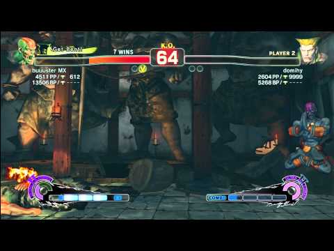 buuuster MX [Dhalsim] vs domihy [Guile] SSF4 Arcade Edition