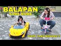 MAIN BALAP MOBIL AKI LAWAN SEPEDA MAMA MOBIL MOBILAN AKI PLIKO