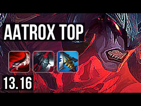 AATROX vs GAREN (TOP) | 11 solo kills, 71% winrate, Dominating | TR Diamond | 13.16