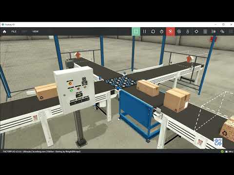 Sorting by Weights Factory I/O with WinSPS-S7 || PLC Programming
