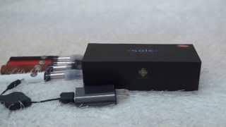 Ego GS Sole Double Stem Electronic Cigarette Kits Flat Shaped Transparent Atomizer  Review