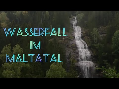 Ein Wasserfall im Maltatal