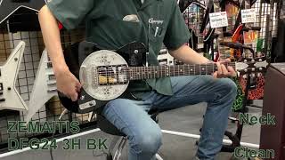 Video thumbnail for 【試奏動画】ZEMAITIS DFG24 3H BK by 御茶ノ水楽器センター