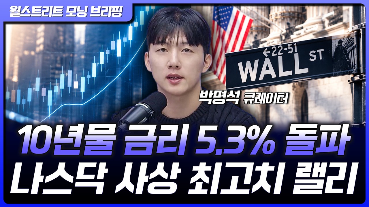 엔비디아 신고가, 나스닥 사상 최고치 랠리…금리와 반대로 가는 이유 [월가 뉴스레터]