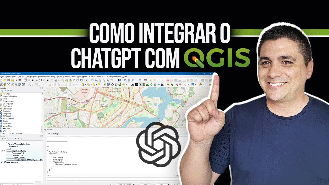 Como integrar o ChatGPT com QGIS para Geoprocessamento l Plugin QChatGPT