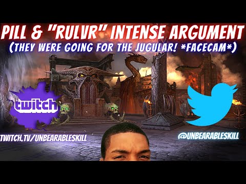 Pill & "Rulvr" intense argument | THEY WERE GOIN FOR THE JUGULAR!!! *Facecam*
