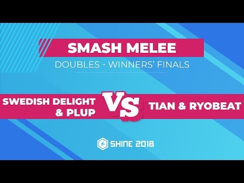 Swedish Delight/Plup vs Tian/Ryobeat - Smash Melee Doubles: Winners' Finals - Shine 2018