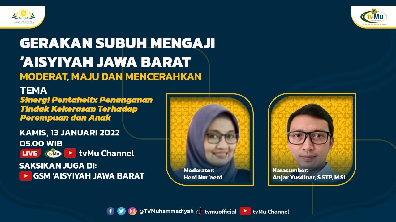 Sinergi Pentahelix Penanganan Tindak Kekerasan Terhadap Perempuan dan Anak (Gerakan Subuh Mengaji #14)