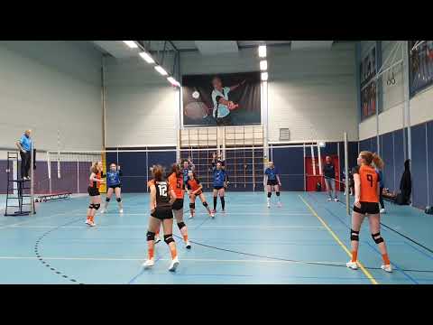 Oranje Nassau D2 - Vios D 1  1e set