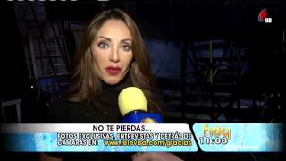 Anahi y Carlos Ponce en Hoy Detras de cámara de Nuevos Recuerdos Mexico 08 12 2011