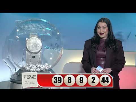 LOTTO 6aus49-Gewinnzahlen von Samstag, 21.02.2026