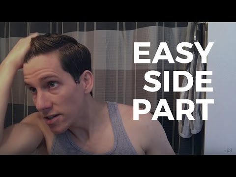 Easy Side Part Hairstyle for Men (No Comb Needed)