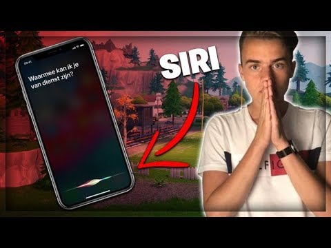 SIRI BEPAALT MIJN FORTNITE POTJE EN DAT GAAT VOLLEDIG FOUT!!!