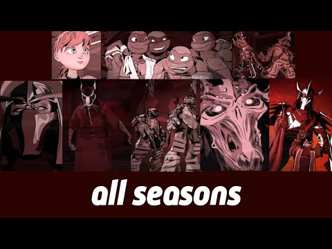 All ending images (scenes, photos) season 1-5 TMNT | Teenage mutant ninja turtles 2012. 4K