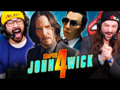 JOHN WICK 4 FINAL TRAILER REACTION!! Chapter 4 | Keanu Reeves | Donnie Yen | Bill Skarsgard